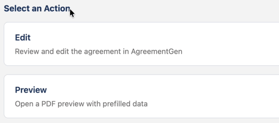 Actions before sending