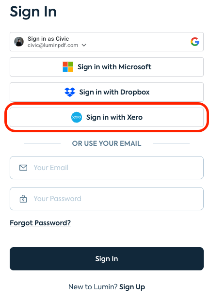 Authenticate with Xero 01