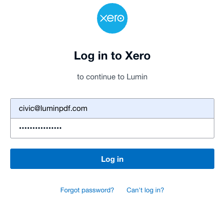 Authenticate with Xero 02