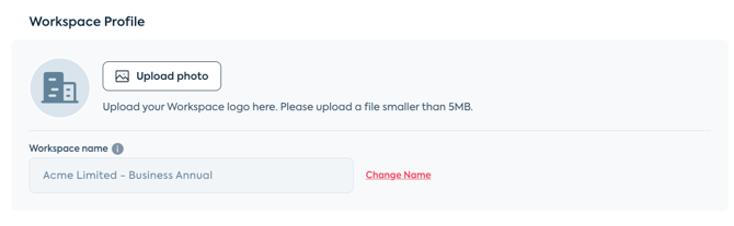 Change Workspace DP 1