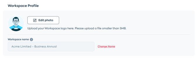Change Workspace DP 2