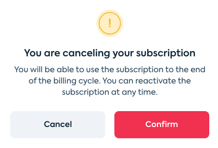lumin cancel subscription