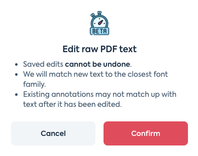 How can I edit my PDF?