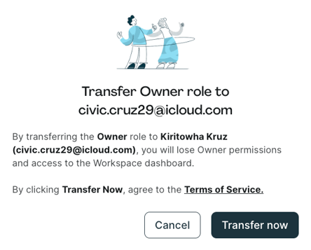 Transfer owner 2